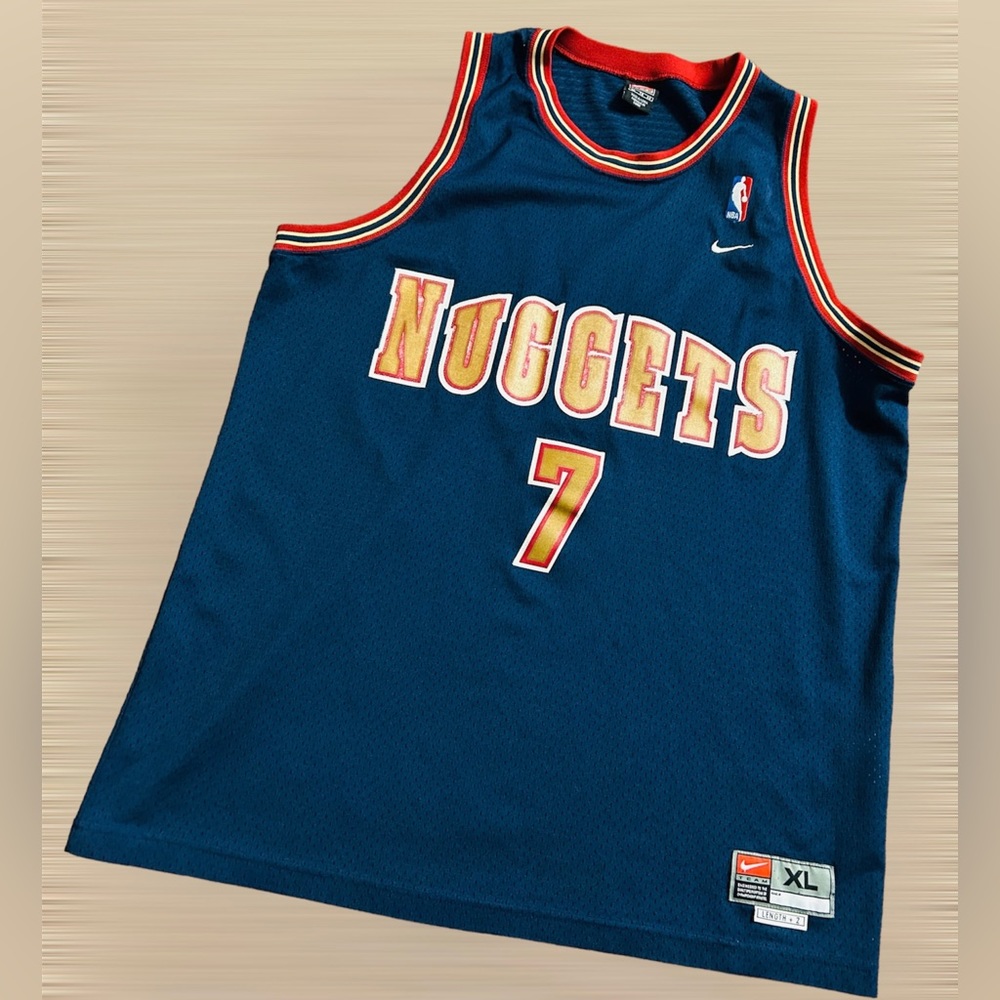 Vintage Juwan Howard Autograph nuggets jersey